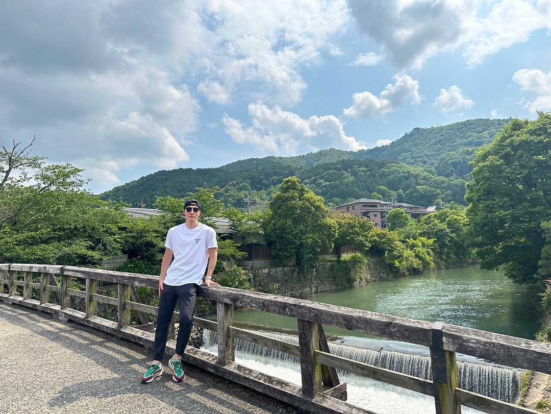 비가 오고 난리